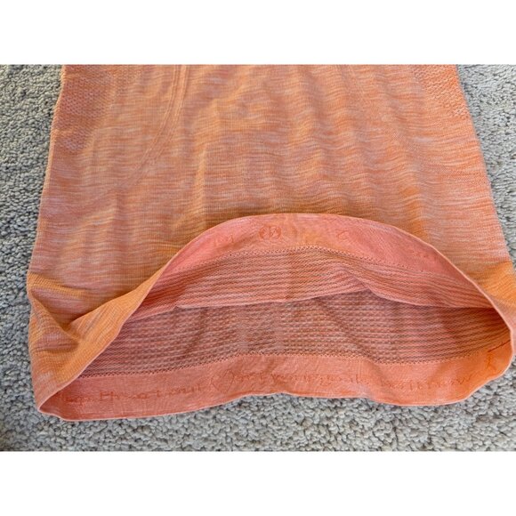 Lululemon Shirt Womens Size 2 Swiftly Tech Long Sleeve Peach ( Savannah Pink ) - Picture 7 of 12